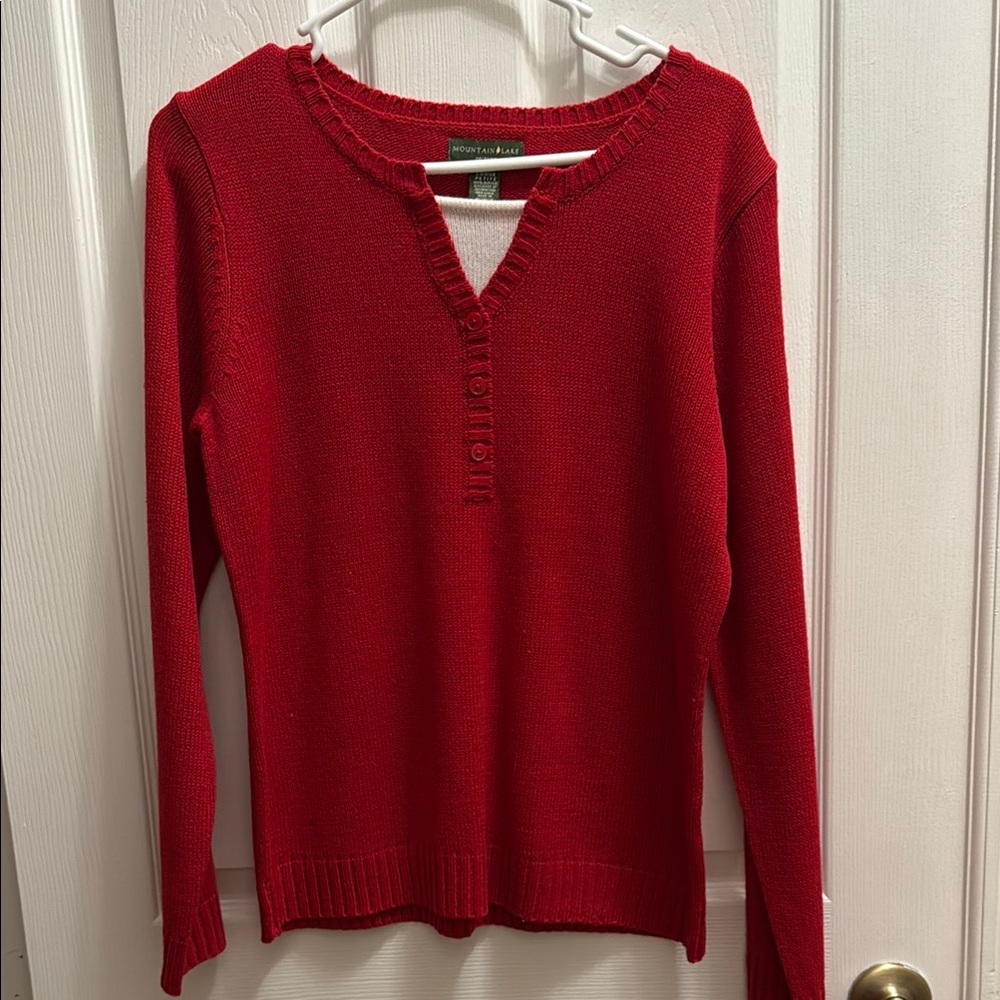 Jones New York Women's Red Sweater